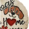 Spoontiques – Garden Décor – Grandma’s Garden Stepping Stone – Decorative Stone for Garden(Dogs Make a Home)