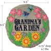 Spoontiques – Garden Décor – Grandma’s Garden Stepping Stone – Decorative Stone for Garden(Grandma’s Garden)
