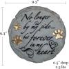 Spoontiques – Garden Décor – Grandma’s Garden Stepping Stone – Decorative Stone for Garden(No Longer By My Side)