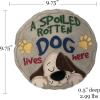 Spoontiques – Garden Décor – Grandma’s Garden Stepping Stone – Decorative Stone for Garden(Spoiled Rotten Dog)