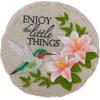 Spoontiques – Garden Décor – Hummingbird Stepping Stone – Decorative Stone for Garden