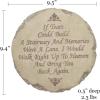 Spoontiques – Garden Décor – If Tears Could Build A Stairway Memorial Stepping Stone – Decorative Stone for Garden