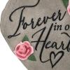 Spoontiques – Garden Décor – Memory Grandpa Stepping Stone – Decorative Stone for Garden(Forever in Our Hearts)