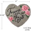 Spoontiques – Garden Décor – Memory Grandpa Stepping Stone – Decorative Stone for Garden(Forever in Our Hearts)