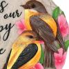 Spoontiques – Garden Décor – No Place Like Home Stepping Stone – Decorative Stone for Garden