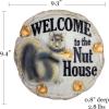 Spoontiques – Garden Décor – Nut House Stepping Stone – Decorative Stone for Garden