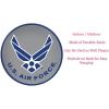 Spoontiques – Garden Décor – Police Blue Line Stepping Stone – Decorative Stone for Garden(U.S. Air Force)