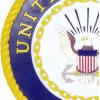 Spoontiques – Garden Décor – Police Blue Line Stepping Stone – Decorative Stone for Garden(U.S. Navy)