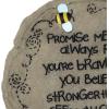 Spoontiques – Garden Décor – Promise Me Stepping Stone – Decorative Stone for Garden