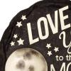 Spoontiques – Garden Décor – Scatter Kindness Stepping Stone – Decorative Stone for Garden(Moon & Back)