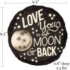 Spoontiques – Garden Décor – Scatter Kindness Stepping Stone – Decorative Stone for Garden(Moon & Back)