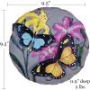 Spoontiques – Garden Décor – Sunflower Stepping Stone – Decorative Stone for Garden(Butterfly)