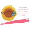 Spoontiques – Garden Décor – Sunflower Stepping Stone – Decorative Stone for Garden(Sunflower)