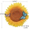 Spoontiques – Garden Décor – Sunflower Stepping Stone – Decorative Stone for Garden(Sunflower)