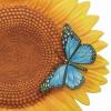 Spoontiques – Garden Décor – Sunflower Stepping Stone – Decorative Stone for Garden(Sunflower)