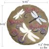 Spoontiques – Garden Décor -Life is Good Ladybug Stepping Stone – Decorative Stone for Garden(Love & Dream Dragonfly)