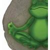 Spoontiques -Garden Décor – Turtle Stepping Stone – Decorative Stone for Garden(Yoga Frog)
