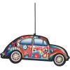 Spoontiques Horse Wind Chime – Outdoor Garden Décor – Decorative Chimes for Yard, Garden, Backyard and Patio Decoration(Hippie Car/Love Bus)