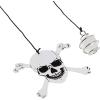 Spoontiques Horse Wind Chime – Outdoor Garden Décor – Decorative Chimes for Yard, Garden, Backyard and Patio Decoration(Skull and Crossbones)