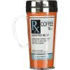 Spoontiques Insulated Travel Mug, 14oz – Double Wall Stainless & Acrylic Drink Cup with Twist Top Lid & Handle – Horse(Prescription)