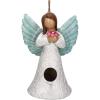 Spoontiques – Birdhouse – Garden Décor – Decorative Bird House for Yard and Garden Decoration – Hanging Novelty for Outdoor Patio – Angel Birdhouse