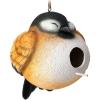 Spoontiques – Birdhouse – Garden Décor – Decorative Bird House for Yard and Garden Decoration – Hanging Novelty for Outdoor Patio – Birds/Tree Stump(Chickadee)
