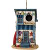 Spoontiques – Birdhouse – Garden Décor – Decorative Bird House for Yard and Garden Decoration – Hanging Novelty for Outdoor Patio – Flamingo Birdhouse(Beach House)