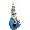 Spoontiques – Birdhouse – Garden Décor – Decorative Bird House for Yard and Garden Decoration – Hanging Novelty for Outdoor Patio – Flamingo Birdhouse(Mermaid)