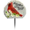 Spoontiques – Garden Décor – Garden Stake – Decorative Stake for Lawn and Yard – 24” High – Durable Weather Resistant Resin Sign for Home Décor – Cardinal Memorial Garden Stake(Cardinal Memorial)