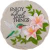 Spoontiques – Garden Décor – Hummingbird Stepping Stone – Decorative Stone for Garden
