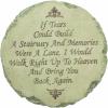 Spoontiques – Garden Décor – If Tears Could Build A Stairway Memorial Stepping Stone – Decorative Stone for Garden