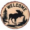 Spoontiques – Garden Décor -Mermaids Welcome Stepping Stone – Decorative Stone for Garden(Moose)