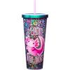 Spoontiques – Glitter Filled Acrylic Tumbler – Glitter Cup with Straw – 32oz - Stainless Steel Locking Lid with Straw – Double Wall Insulated – BPA Free – Axolotl(Axolotl)
