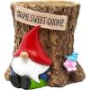 Spoontiques Decorative Flower Pots for Indoor and Outdoor Use – Hand Painted Resin Plant Pot – Home and Garden Décor (Grandma, 5.75″ x 5.75″ x 4.25″)(Gnome)