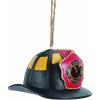 Spoontiques Fire Hat Birdhouse – Garden Décor – Hanging Novelty Decorative Bird House for Yard, Garden Decoration, Outdoor Patio