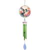 Spoontiques Gnome Wind Chime – Outdoor Garden Décor – Decorative Chimes for Yard, Garden, Backyard and Patio Decoration(Hummingbird Suncatcher)