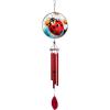 Spoontiques Gnome Wind Chime – Outdoor Garden Décor – Decorative Chimes for Yard, Garden, Backyard and Patio Decoration(Ladybug Suncatcher)