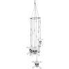 Spoontiques Horse Wind Chime – Outdoor Garden Décor – Decorative Chimes for Yard, Garden, Backyard and Patio Decoration(Skull and Crossbones)