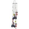 Spoontiques Peanuts Group Wind Chime – Outdoor Garden Décor – Decorative Chimes for Yard, Garden, Backyard and Patio Decoration(Betty Boop Biker)