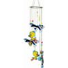 Spoontiques Peanuts Group Wind Chime – Outdoor Garden Décor – Decorative Chimes for Yard, Garden, Backyard and Patio Decoration(Looney Tunes Metal)