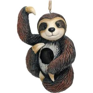 Spoontiques – Birdhouse – Garden Décor – Decorative Bird House for Yard and Garden Decoration – Hanging Novelty for Outdoor Patio – Big Foot Birdhouse(Sloth)