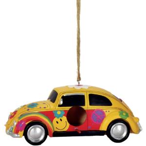 Spoontiques – Birdhouse – Garden Décor – Decorative Bird House for Yard and Garden Decoration – Hanging Novelty for Outdoor Patio – Taco Truck Birdhouse(Hippie Car)