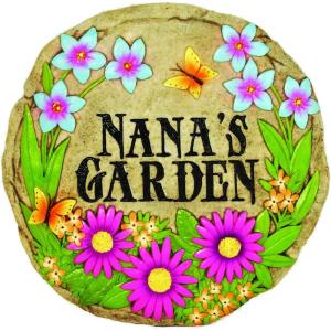 Spoontiques – Garden Décor – Grandma’s Garden Stepping Stone – Decorative Stone for Garden(Nana’s Garden)