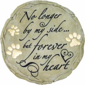 Spoontiques – Garden Décor – Grandma’s Garden Stepping Stone – Decorative Stone for Garden(No Longer By My Side)