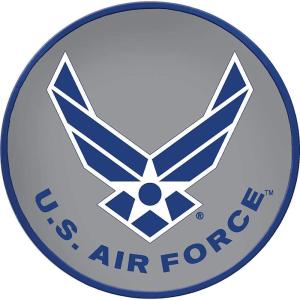 Spoontiques – Garden Décor – Police Blue Line Stepping Stone – Decorative Stone for Garden(U.S. Air Force)