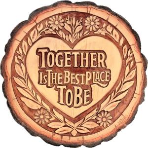 Spoontiques – Garden Décor – Together Stepping Stone – Decorative Stone for Garden