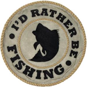 Spoontiques – Garden Décor -Mermaids Welcome Stepping Stone – Decorative Stone for Garden(I’d Rather Be Fishing)