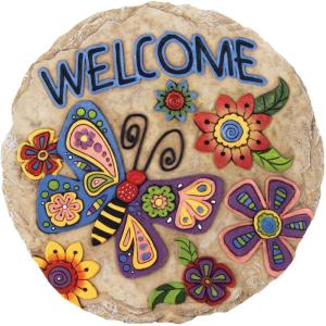 Spoontiques 13262 Butterfly Stepping Stone(Welcome Butterfly)
