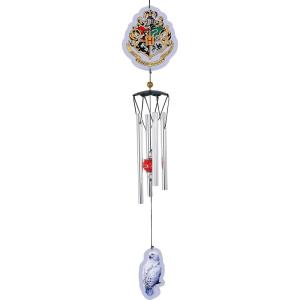 Spoontiques Harry Potter Hogwarts Logo Wind Chime – Outdoor Garden Décor – Decorative Chimes for Yard, Garden, Backyard and Patio Decoration(Hogwarts Crest)