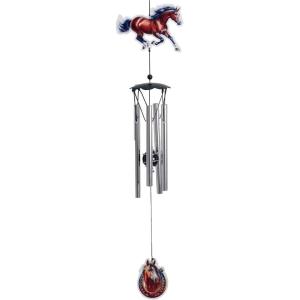 Spoontiques Horse Wind Chime – Outdoor Garden Décor – Decorative Chimes for Yard, Garden, Backyard and Patio Decoration(Horse)